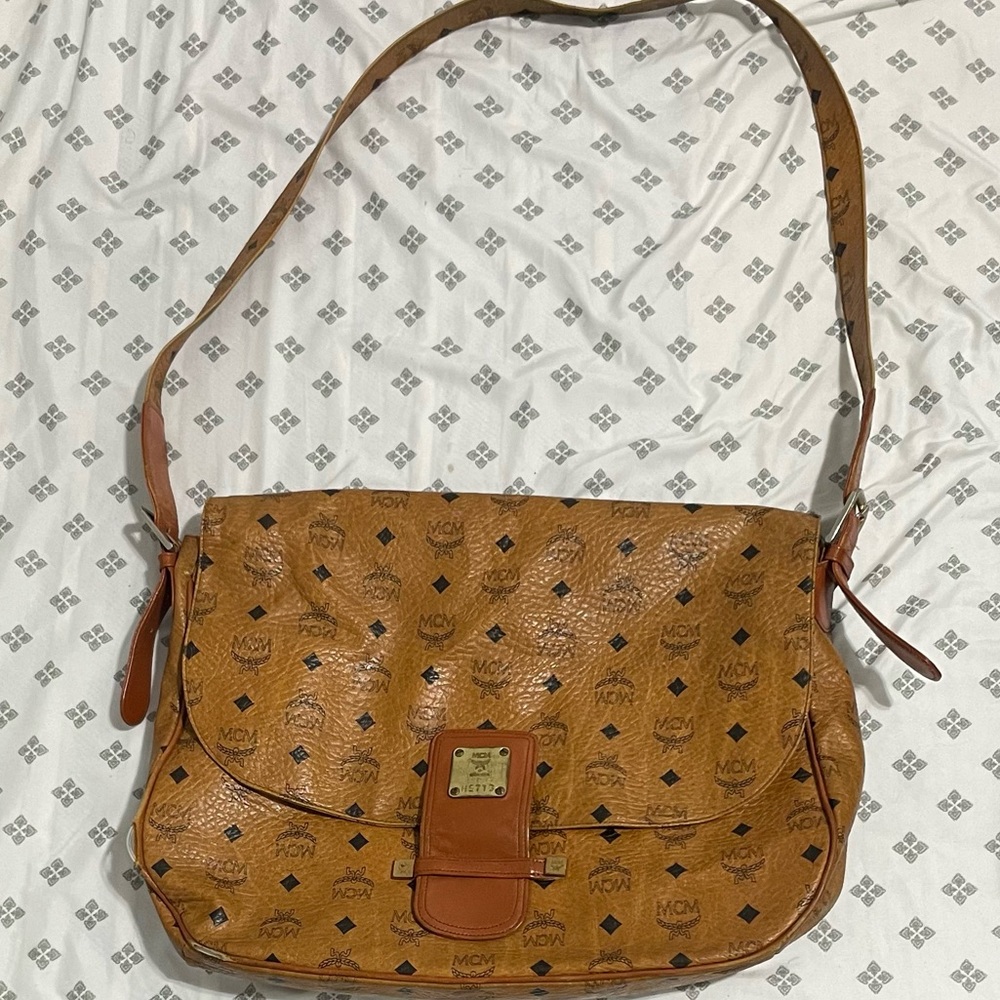 Authentic MCM Messenger Crossbody Bag
